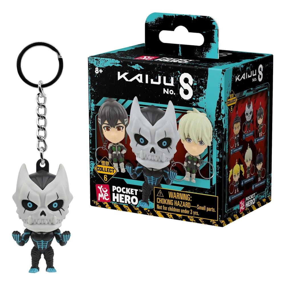 Kaiju No. 8 Pocket Hero Llaveros Series 1 Cajas Sorpresa Expositor (12)