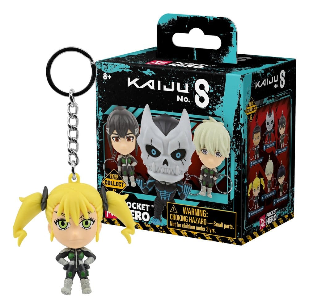 Kaiju No. 8 Pocket Hero Llaveros Series 1 Cajas Sorpresa Expositor (12)