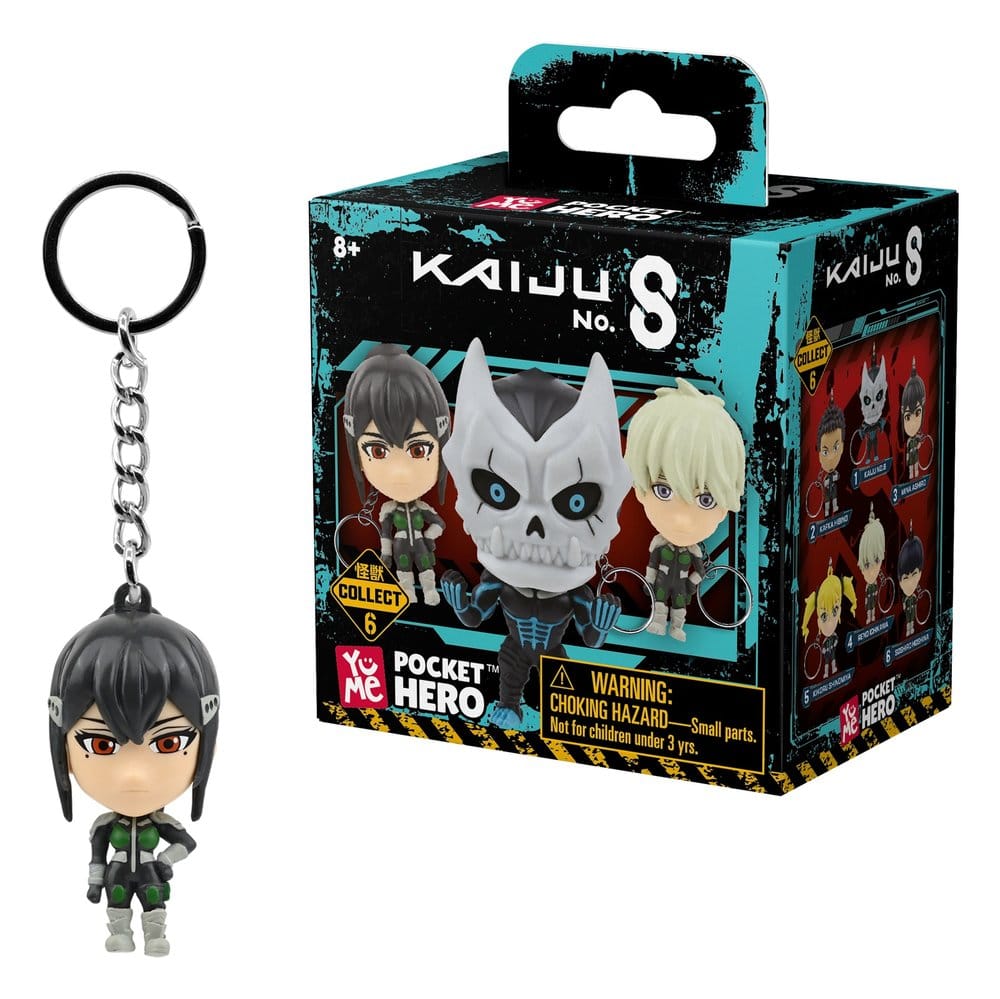 Kaiju No. 8 Pocket Hero Llaveros Series 1 Cajas Sorpresa Expositor (12)