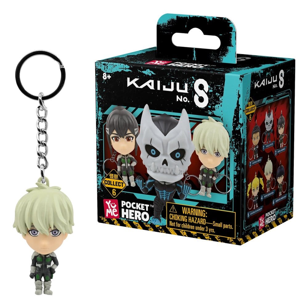 Kaiju No. 8 Pocket Hero Llaveros Series 1 Cajas Sorpresa Expositor (12)