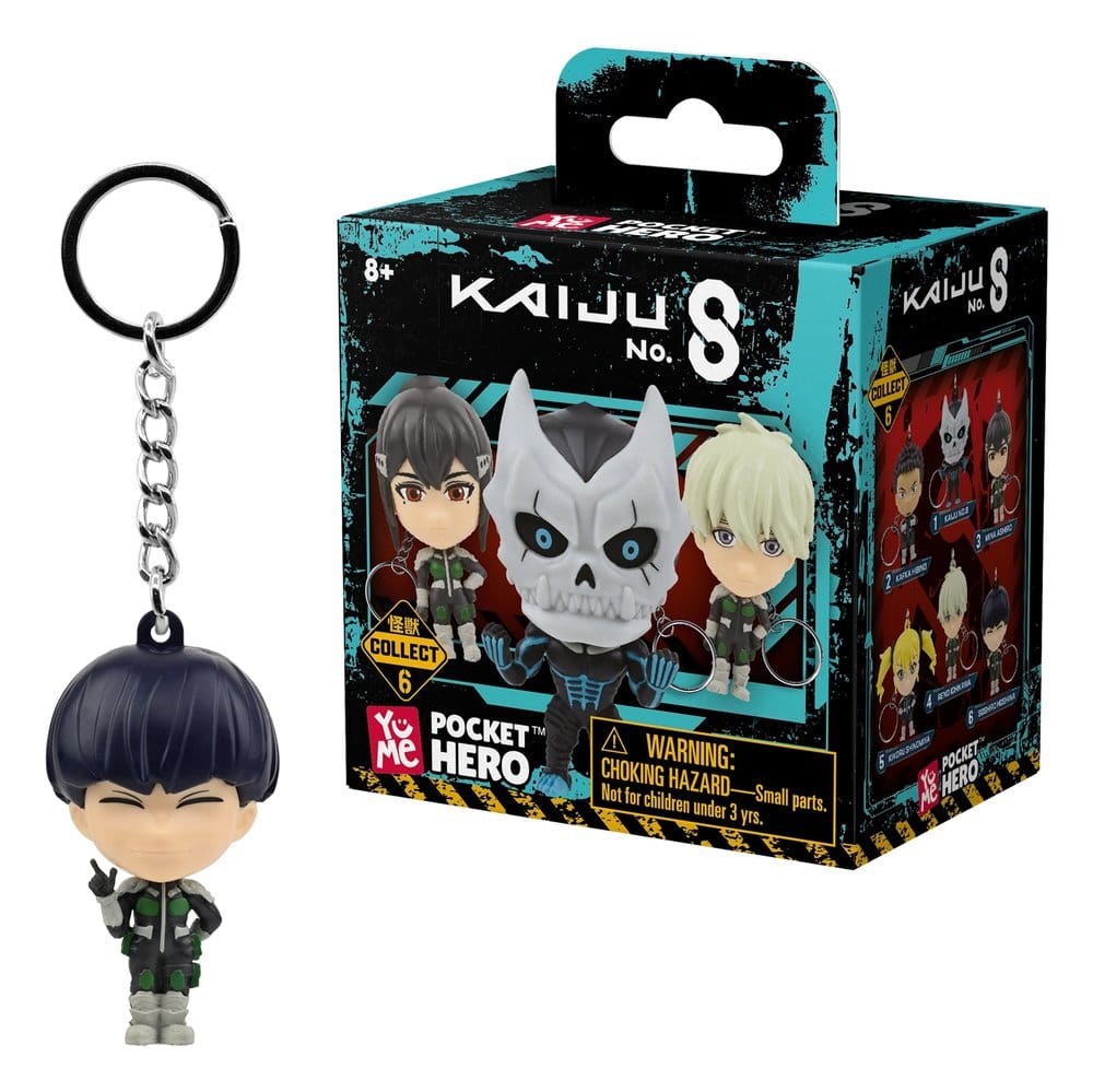Kaiju No. 8 Pocket Hero Llaveros Series 1 Cajas Sorpresa Expositor (12)