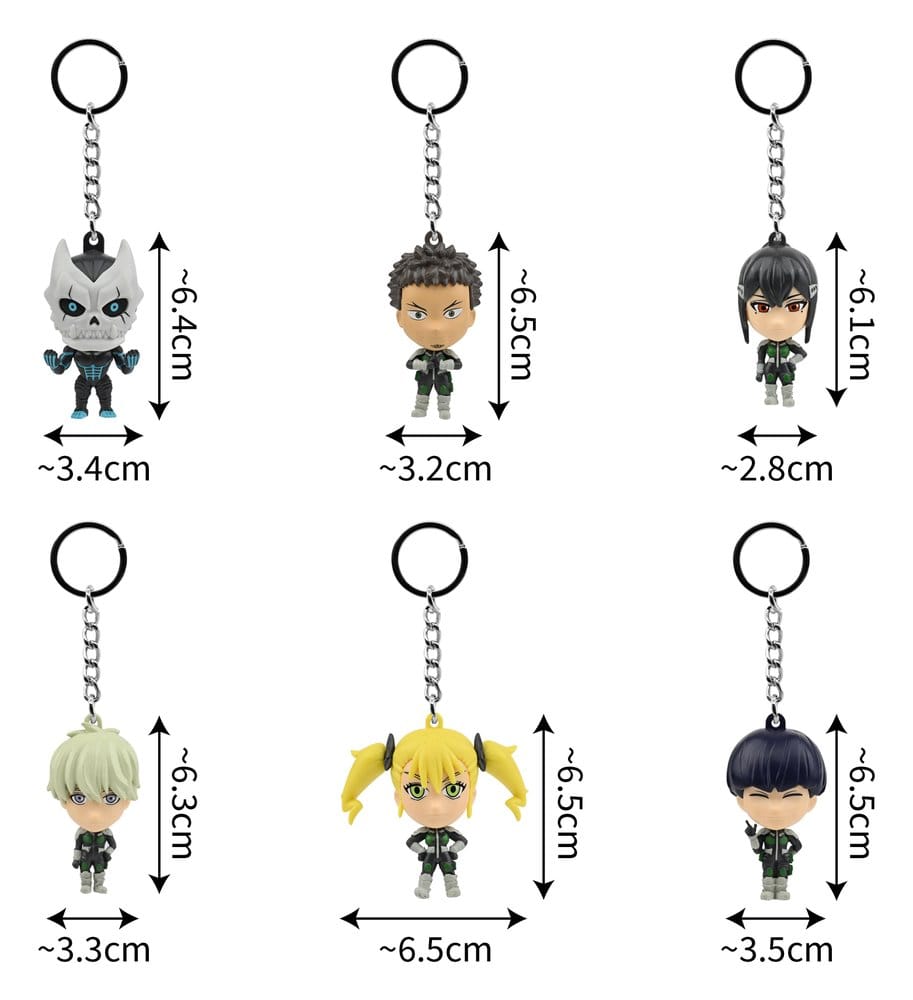 Kaiju No. 8 Pocket Hero Llaveros Series 1 Cajas Sorpresa Expositor (12)